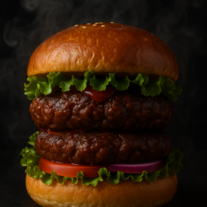 המבורגר כפול מעשנה (440)